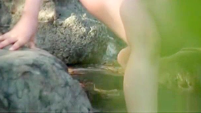Outdoor Pool JAV Threesome With MILF Ayumi Shinjyou