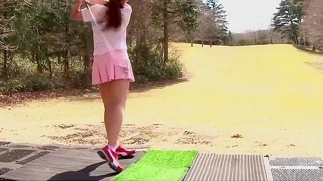 Sexy JAV Babes Temptingly Seduce Their Golf Instructors