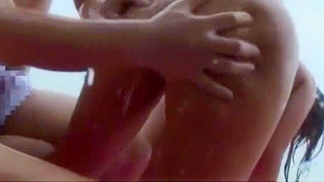 Hot Japanese Beauties Seduce Outdoors for Steamy Beach Sex