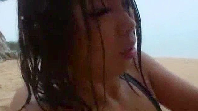 Hot Japanese Beauties Seduce Outdoors for Steamy Beach Sex