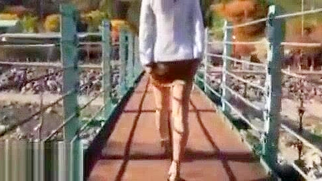 Outdoor JAV Babe Delivers Blowjob for Hot Sex Action