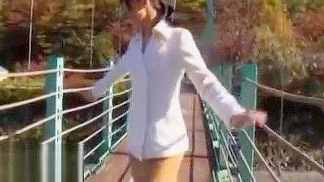 Outdoor JAV Babe Delivers Blowjob for Hot Sex Action