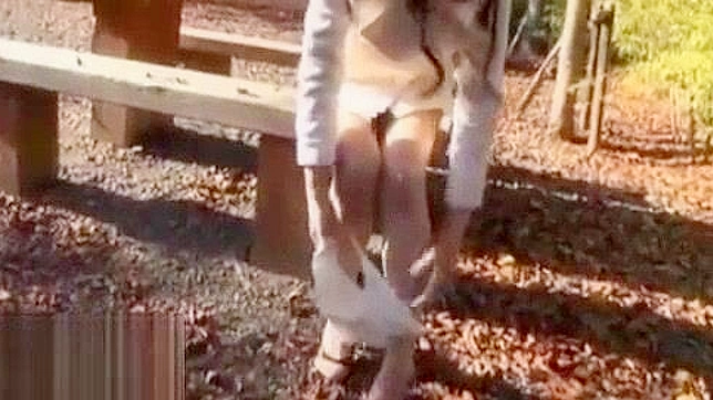 Outdoor JAV Babe Delivers Blowjob for Hot Sex Action