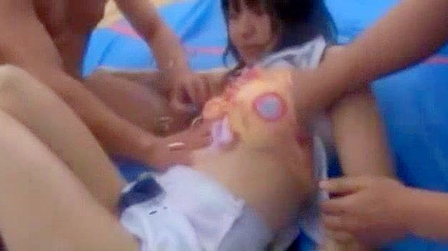 Schoolgirl 18+ Trio Orgies - Risque JAV Masturbations & Group Sex