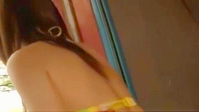 Shelly Fujii Gives Hot Blowjob & Takes Cumshot On Face In Public