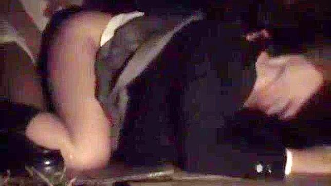 Outdoor Japanese GF Gives Hot Blowjob & Tight Pussy Sex