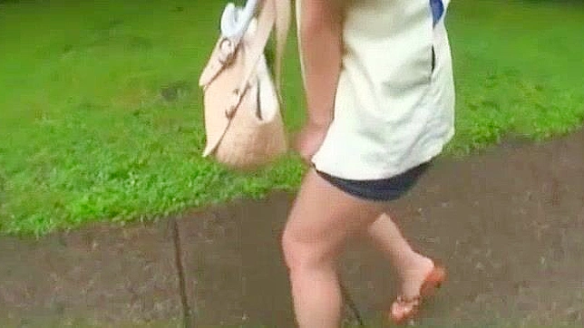 Outdoor Japanese Beauty Ellis Sucks Dick and Fucks Hardly