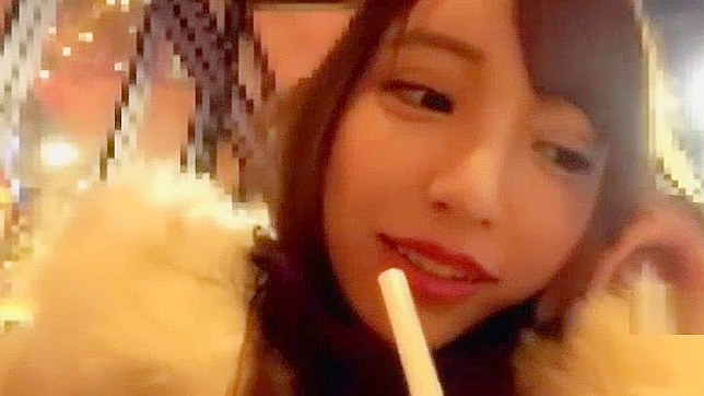 Hot JAV Inked Babe Gets Fucked by Stranger in Public Toilet