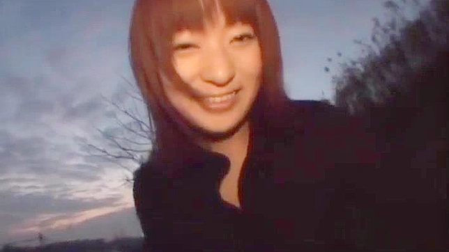 Outdoor JAV Star Akane Takes It Hard in Public Place