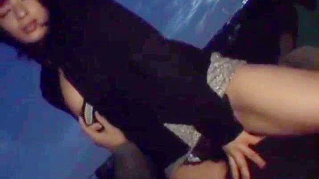 Outdoor JAV Star Akane Takes It Hard in Public Place