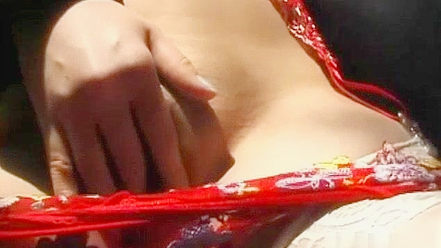 Japanese JAV Star Seduces in Naughty Stocking Sex Scene