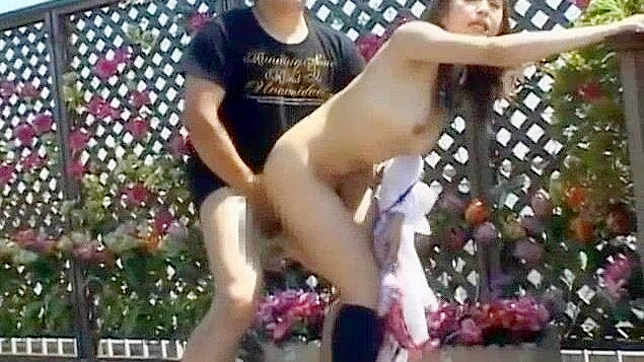 Publicly Fucked Jap Girl 18+ Takes Hard Cock Outdoors