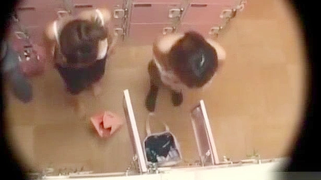 Sultry Japanese Beauty Enjoyed in Public Massage Shop