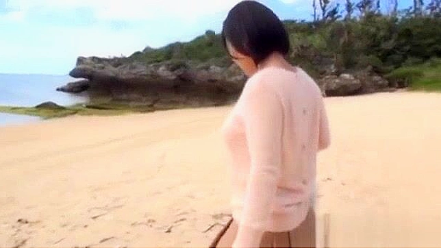 Kazari Hanasaki Jap Teen 18+ Enjoying Sexy Beach Fuck Fest