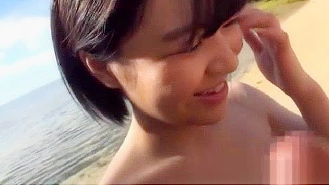 Kazari Hanasaki Jap Teen 18+ Enjoying Sexy Beach Fuck Fest