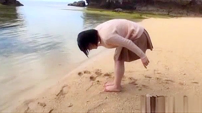 Kazari Hanasaki Jap Teen 18+ Enjoying Sexy Beach Fuck Fest
