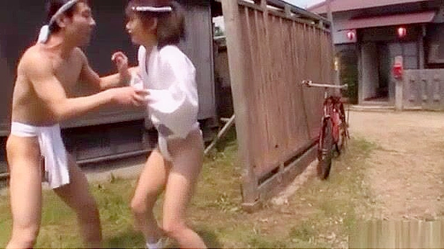 Nanami Kawakami Takes Two Dicks Outdoors in JAV Orgy Bliss