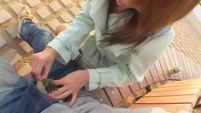 JYURI WAKABAYASHI Rides Cock Outdoors in Explicit Japanese Scene