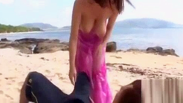 Ruri Saijoh Takes Giant Cock Deep into Her Pussy
