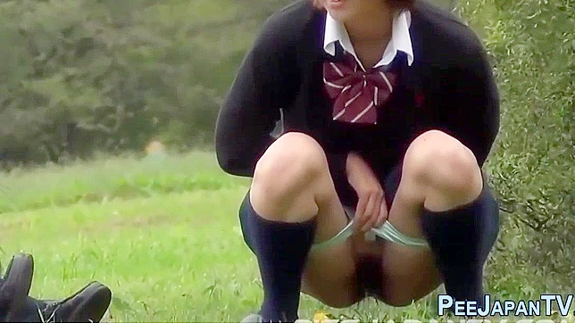 Peeing Japanese Babe Wetting Her Pants Outdoors Sexually