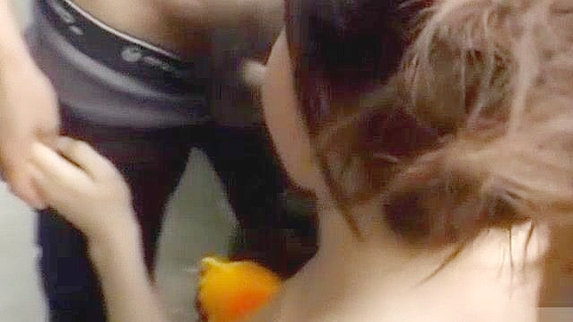 Outdoor JAV Teen 18+ Gives Hot Blowjob & Gets Fucked Wildly