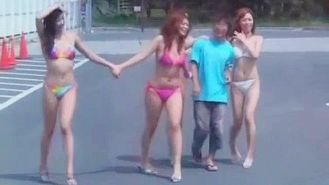 Asahi & Friends Seduce in Steamy Japanese Fetish Orgy