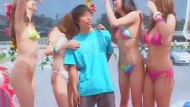 Asahi & Friends Seduce in Steamy Japanese Fetish Orgy