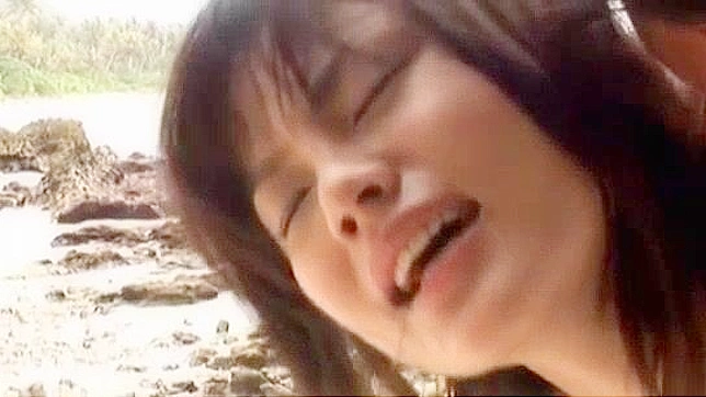 Nana Sakura Seduces Outdoors Before Wild Sex Festivities
