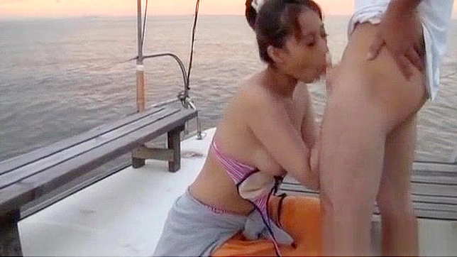Outdoor Jav Amateur Gives Blowjob & Gets Fucked Hard by Stud