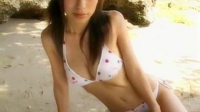 Kaho Kasumi's Hot Japanese Body Tempts Outdoors With Taut Tits