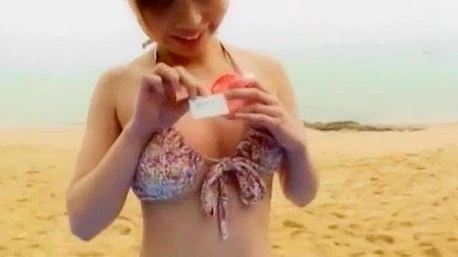 Hot JAV Scene! Mio & Mai Seduce Each Other Outdoors Passionately