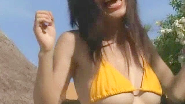 Big-Titted JAV Star Kaho Kasumi Gets Nailed Outdoors