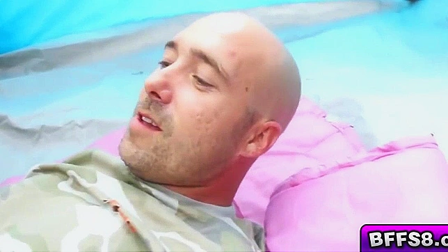 Teen 18+ Campers Get Wild & Fuck Hard In The Woods~ JAV Outdoor Fun