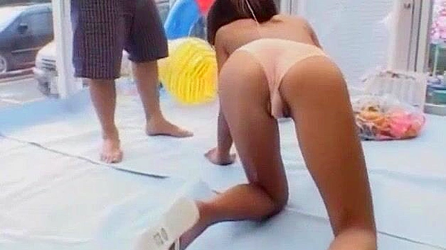 Japanese Chick in Extreme BDSM Action, Tiny 18+ Tits Showdown