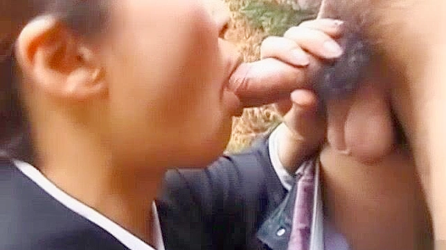 Marie Sugimoto's Hot Outdoor Blowjob & Steamy Sex Showdown