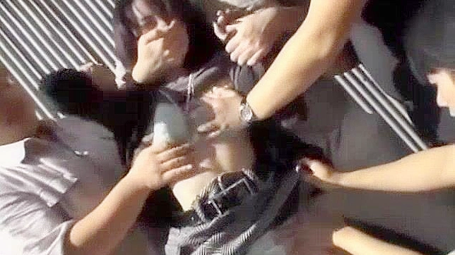 Hot Japanese Star Takes It Outside for Steamy Action!