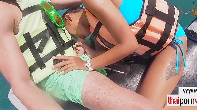 Outdoor JAV Threesome - Hot Teens 18+  Worship Big Cocks Together