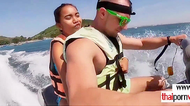 Outdoor JAV Threesome - Hot Teens 18+  Worship Big Cocks Together
