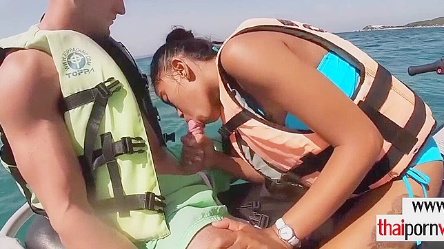Outdoor JAV Threesome - Hot Teens 18+  Worship Big Cocks Together