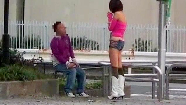 Nana Saeki Takes Cock Hard During Public Softcore Action