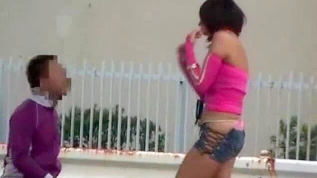 Nana Saeki Takes Cock Hard During Public Softcore Action