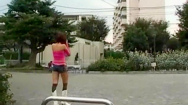 Nana Saeki Takes Cock Hard During Public Softcore Action