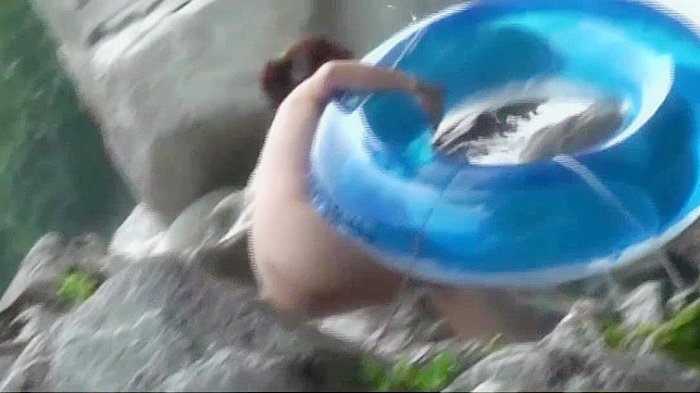 Japanese Beauty Enjoys Wet Pleasures by the Hidden Riverbank