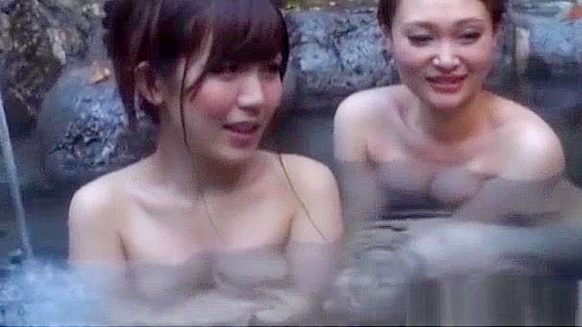 Naughty Asian Teens 18+  Tease Horny Guy in Steamy Bathroom Fun