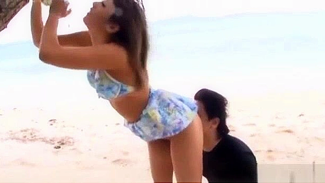 Outdoor Hard Fuck with Jav Star Ayu's Big Tits & Pussy