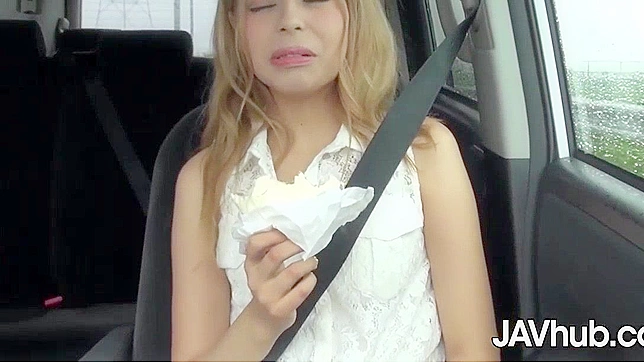 Cute JAV Star Suwon Sara Fucks Hard In A Hot Car Ride