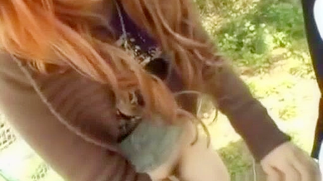 Public JAV Temptress Gets Fucked Hard Outdoors Seductively