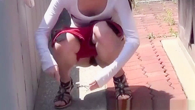 Hot JAV Girls Urinate While Escaping in Explicit Scene