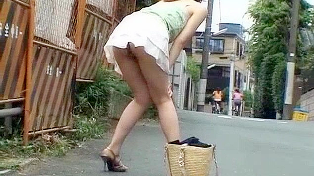 Steamy Japanese Slut Gets Fucked Hard Outdoors Live
