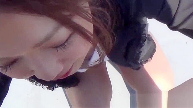 Japanese Ginger Teen 18+ Masterfully Sucks Huge Cock Hard